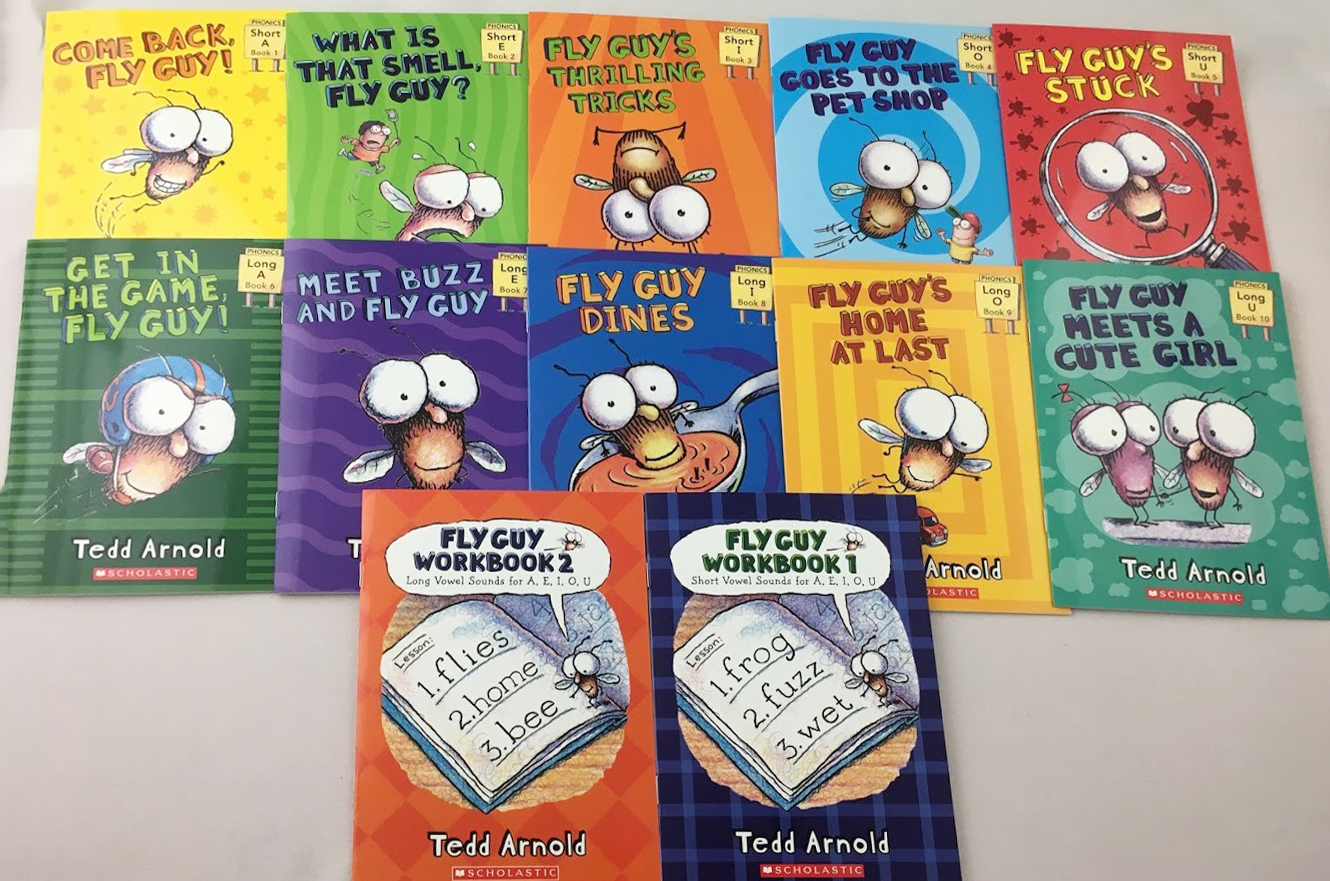 Fly Guy Phonics Boxed Set , 10 books, 2 Workbooks