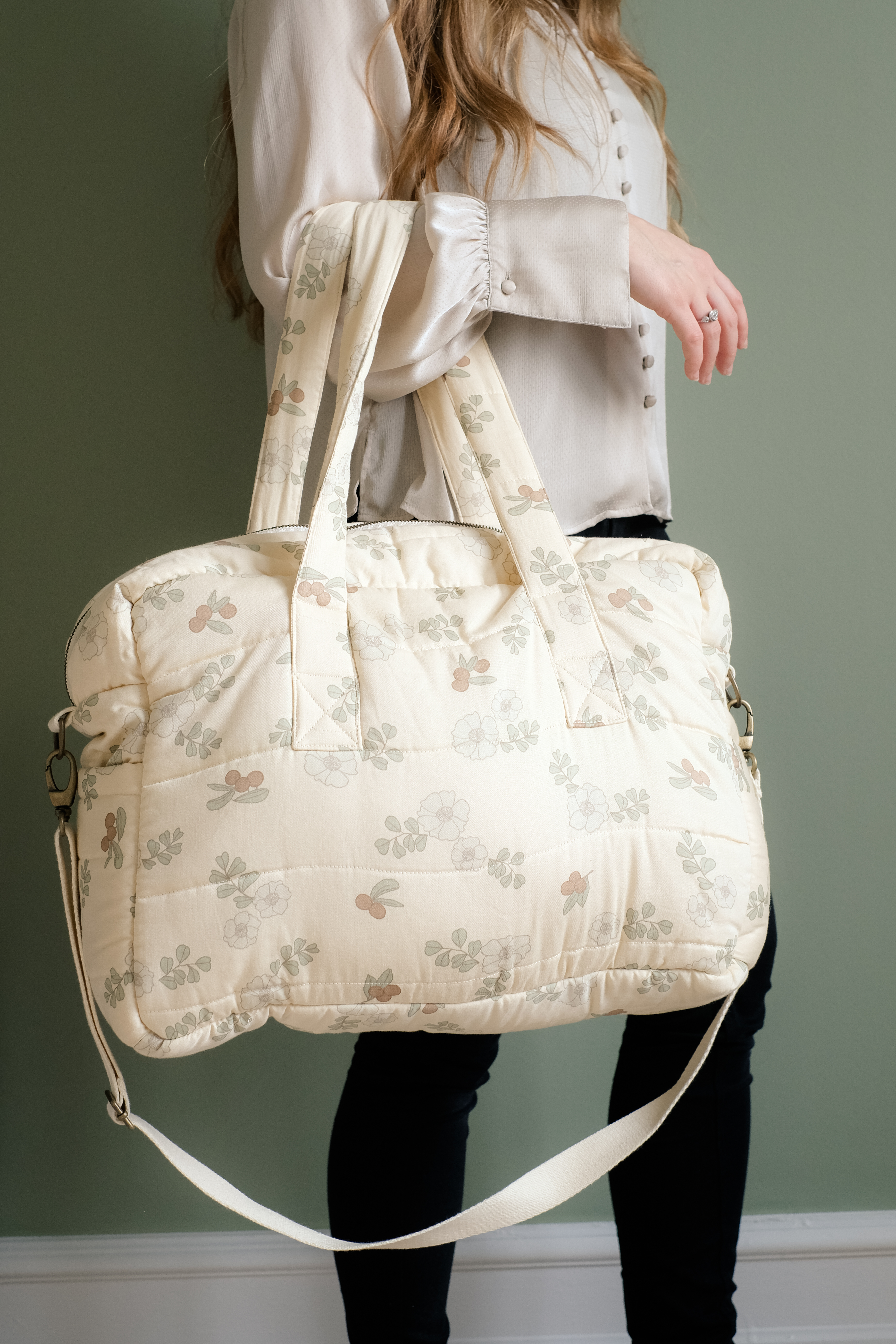 That's mine-有機棉時尚媽媽包-Flowers and Berries