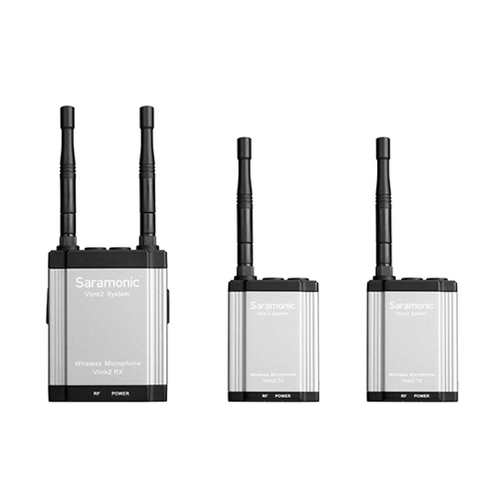 Saramonic楓笛 Vlink2 Kit2 (TX+TX+RX) 一對二無線麥克風系统