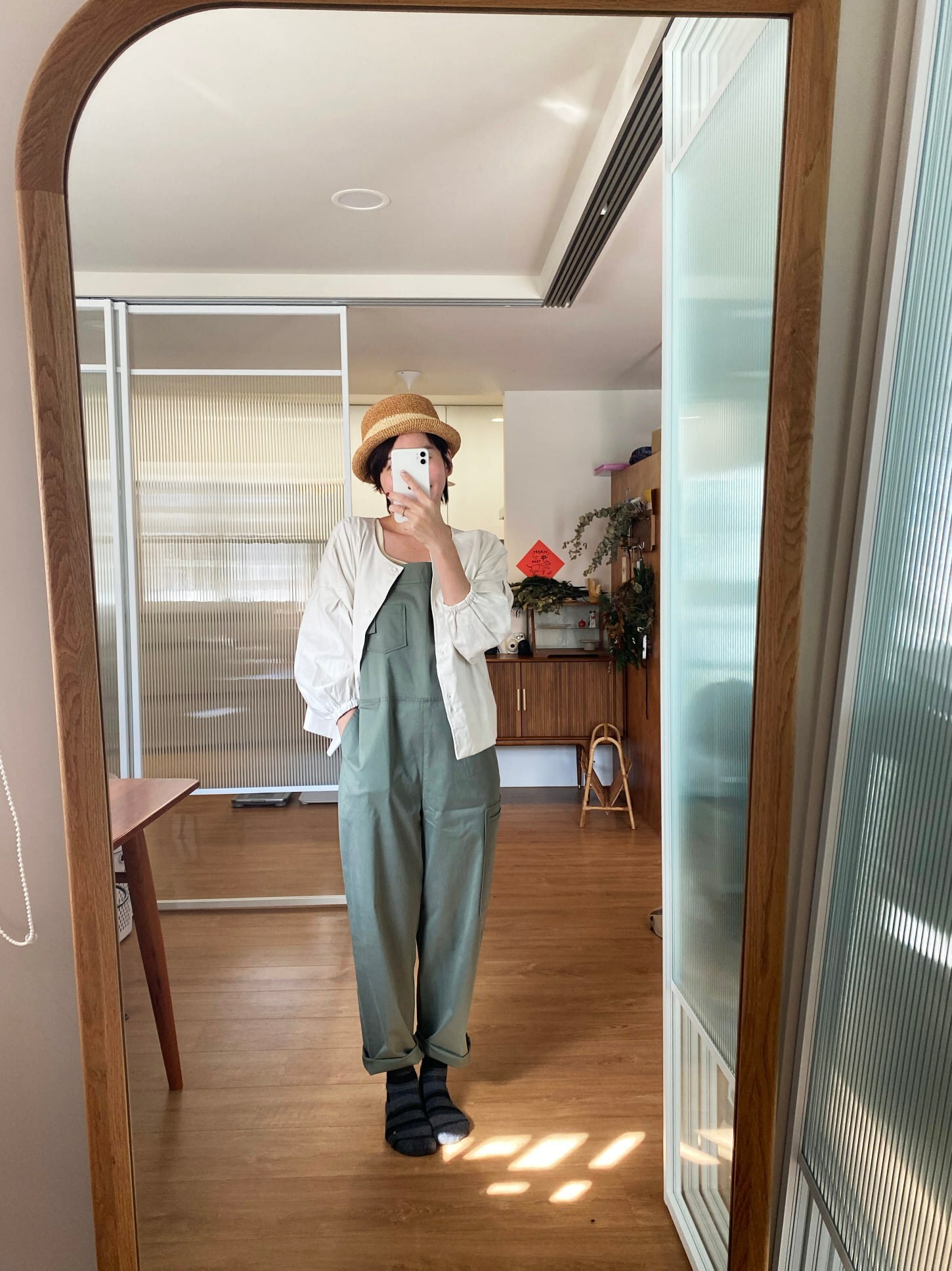 明天留給你好多口袋吊帶褲-盛嶼