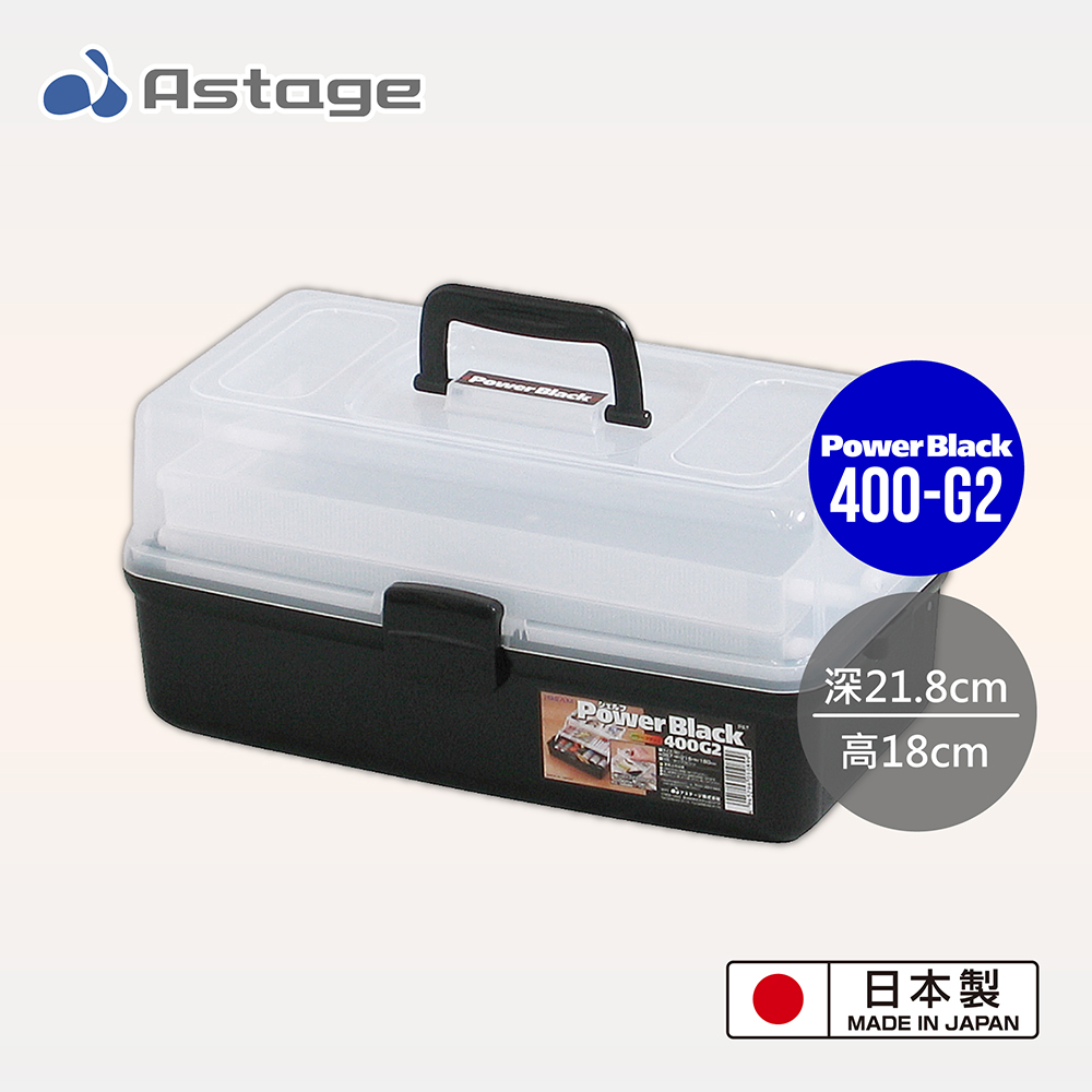 【日本JEJ ASTAGE】ShelfBox2層工具箱400G2/2色