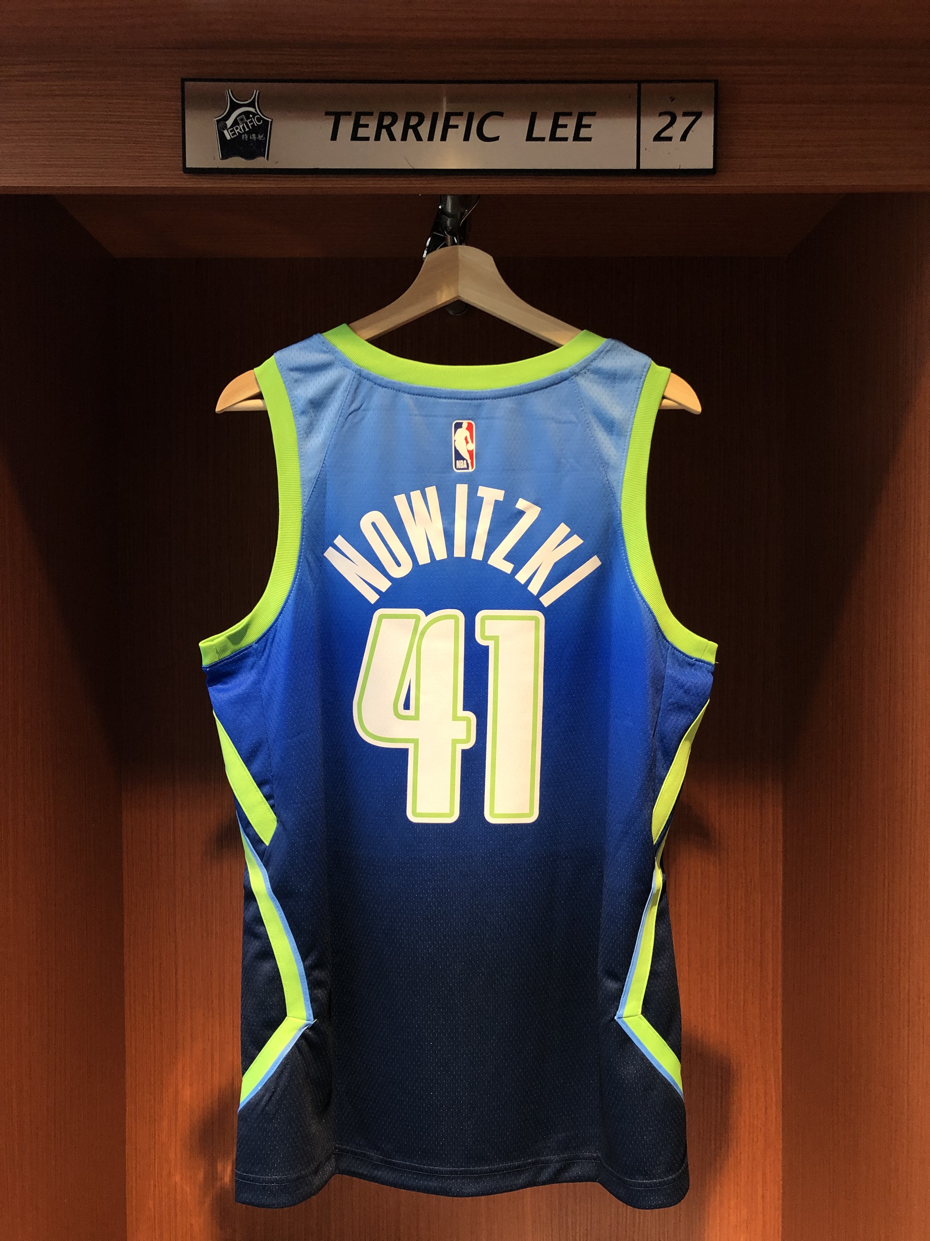 NBA球衣 Dirk Nowitzki 達拉斯小牛城市 City Nike Swingman 球迷版 熱轉印 全新