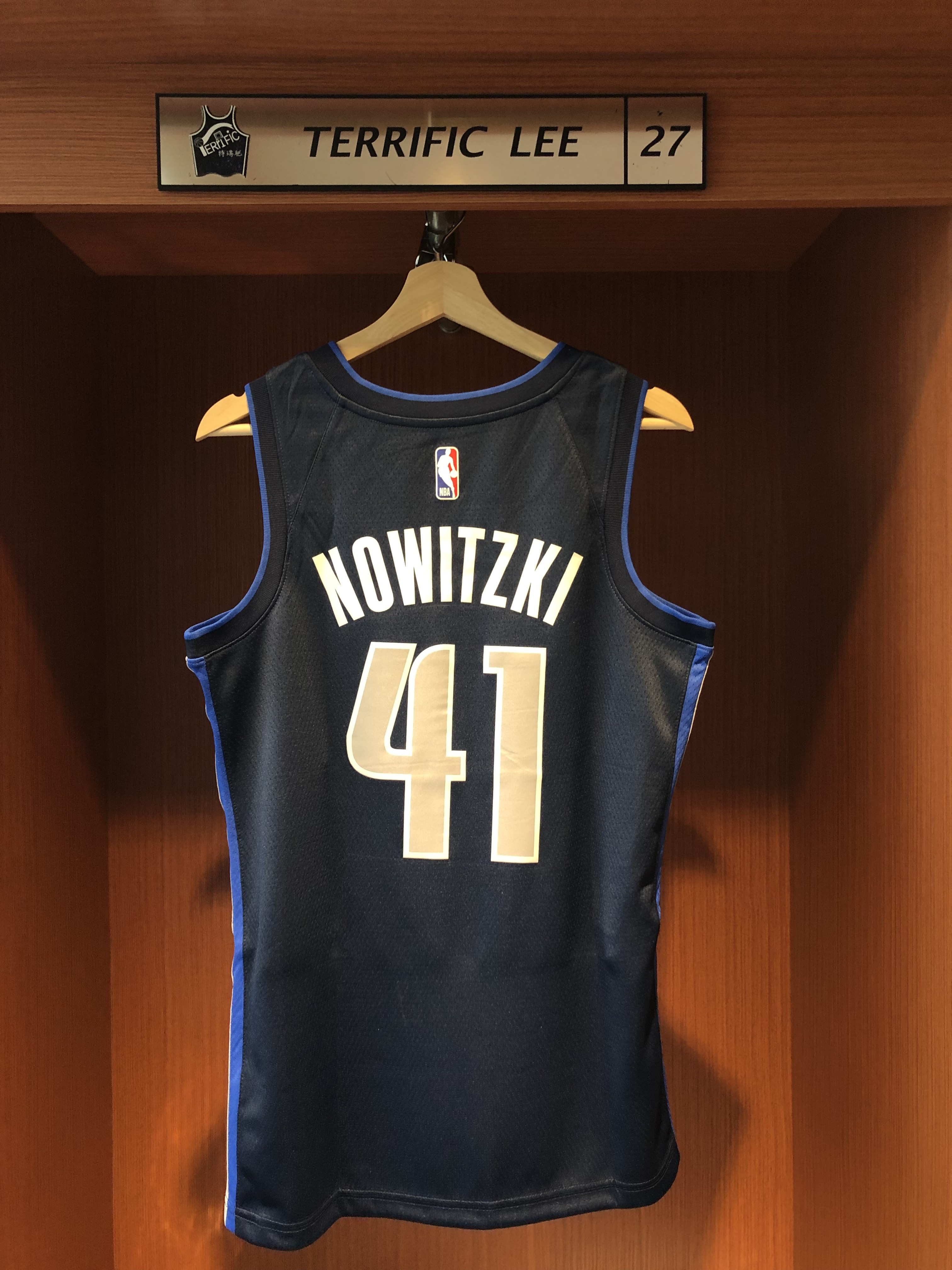 NBA球衣 Dirk Nowitzki 達拉斯小牛深藍 Statement Nike Swingman 球迷版 熱轉印 全新