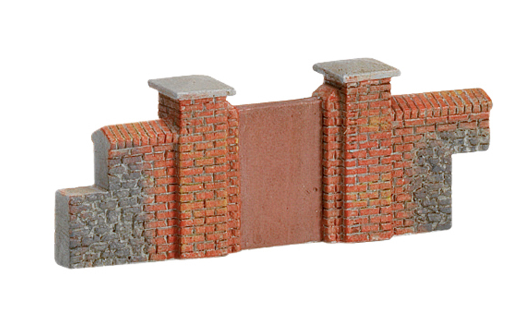 Hornby R8979 HO Scale Brick Walling Gates and Piers 5.3cm