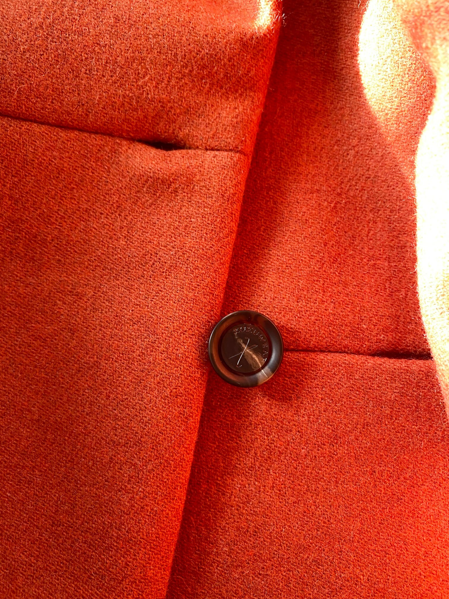 收藏家高級毛呢雙排釦大衣-大峽谷