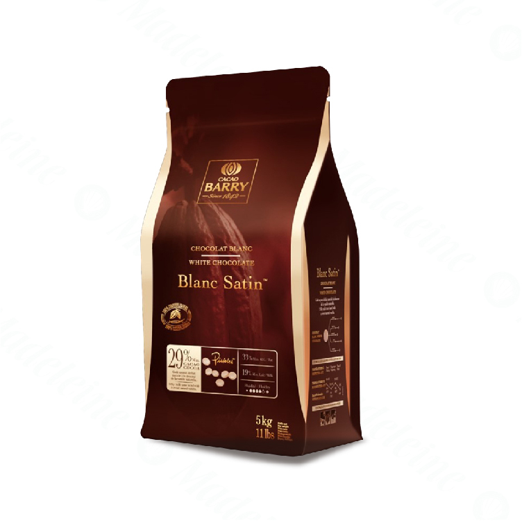 [ 頂級巧克力 ] 法國 CACAO BARRY 29.2%柔滑白巧克力(鈕扣狀)