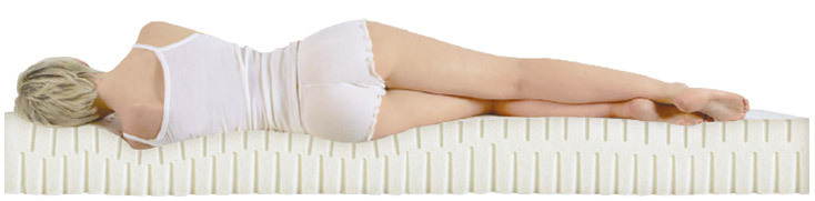 迪奧斯天然乳膠床墊完美貼合身體