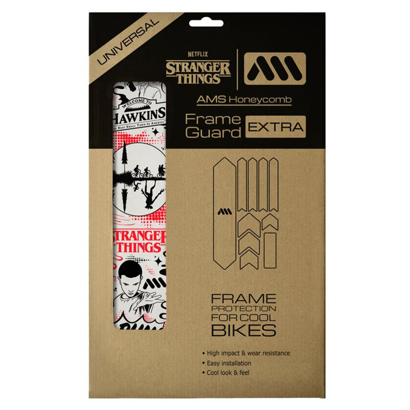 AMS X Stranger Things Honeycomb Frame Guard. UPSIDE DOWN (Extra/XL)