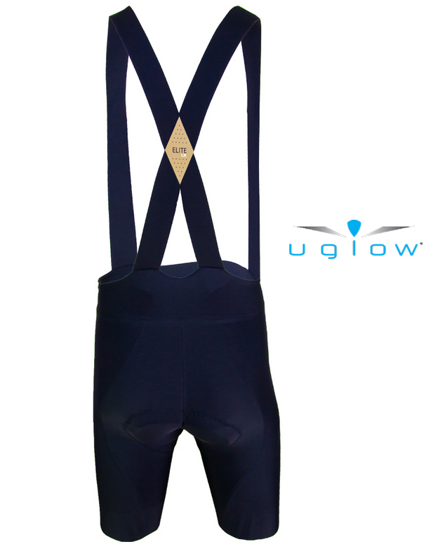UGlow ELITE LR Bib shorts BLACK GOLD Men