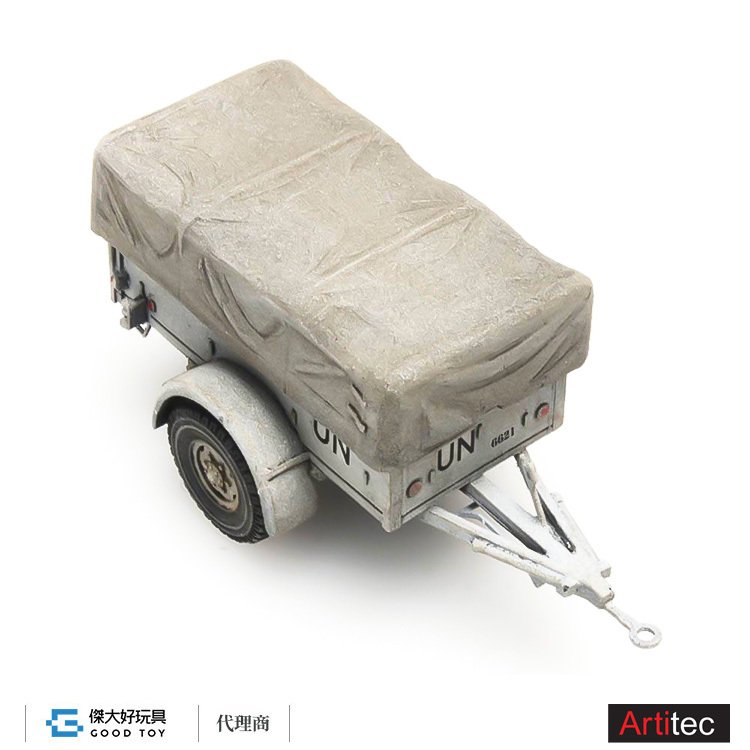 【特價】Artitec 387.326 (HO:1/87) Aanhanger polynorm 1 ton UNIFIL 荷蘭 聯合國維和部隊 1噸  拖車