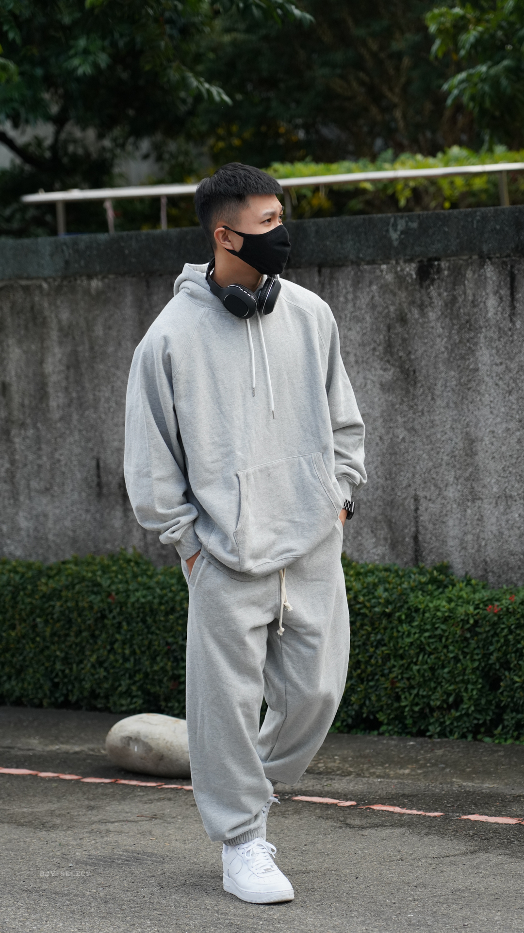 #現貨 Tailor collection 重磅系列 帽T 500g ∣ 縮口棉褲 520g 黑 灰 大陸選貨