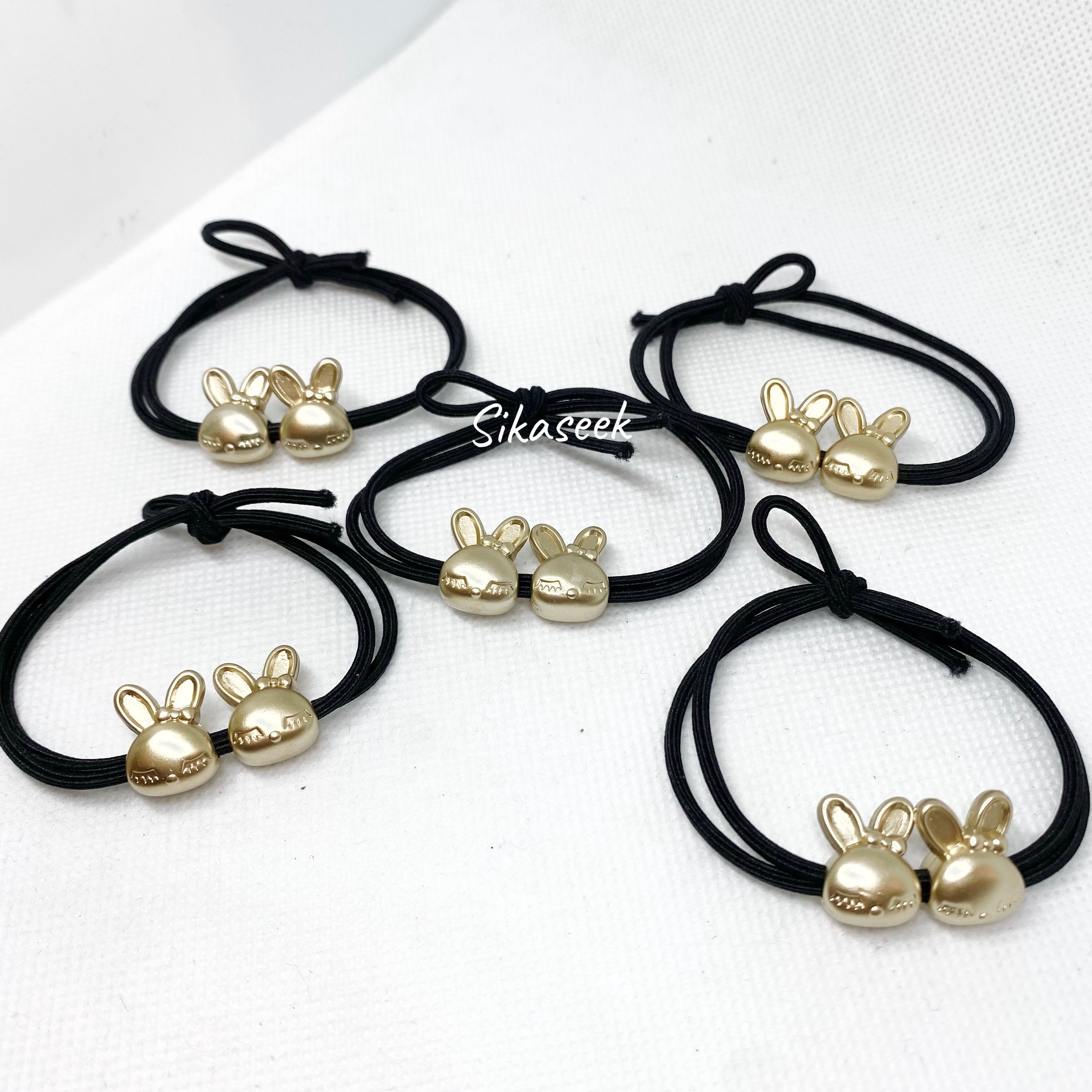 兔仔頭像筋繩5條裝