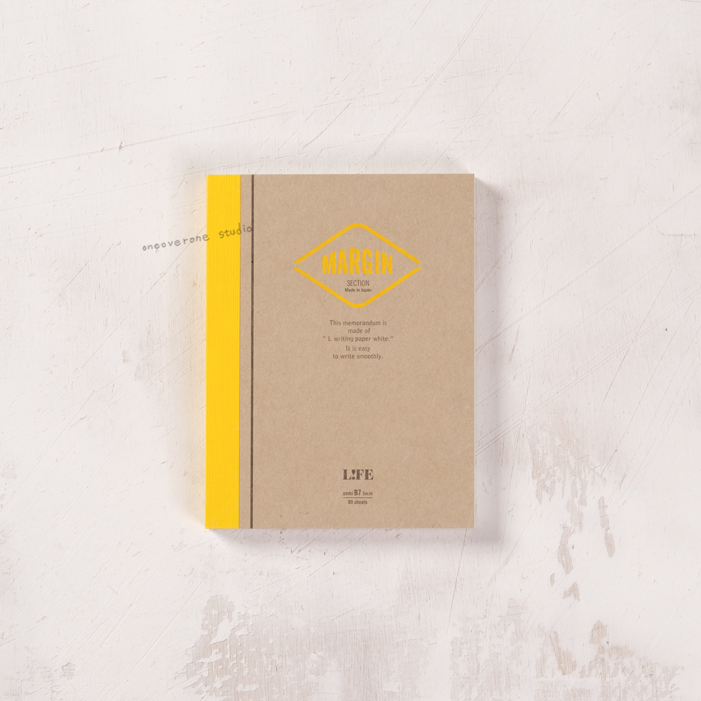 MARGIN MEMO B7 - 空白/方眼 - LIFE 日本