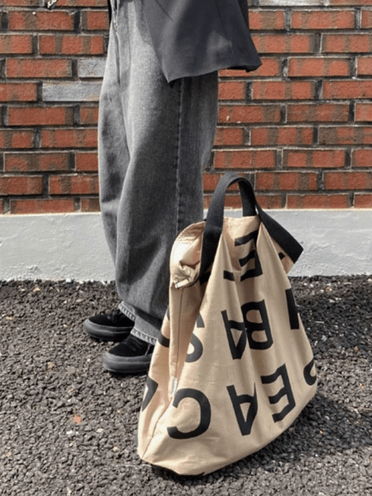 Peach Basket Market P.B Bag 韓國手工製字母手提包 [9 colors]