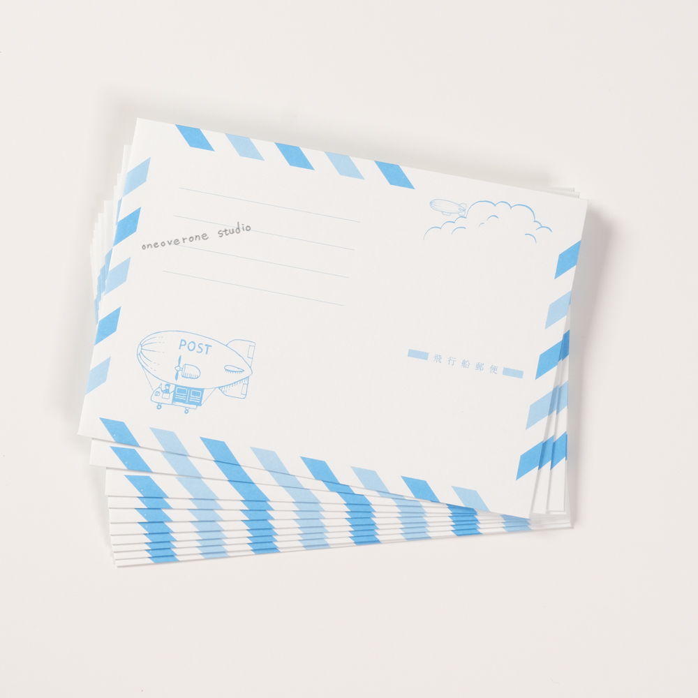 飛行船郵便封筒 / 九ポ堂 KYUPODO 日本