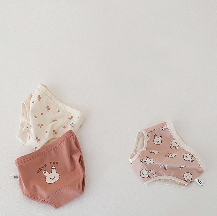 韓版可愛塗鴉風兒童內褲-3件組