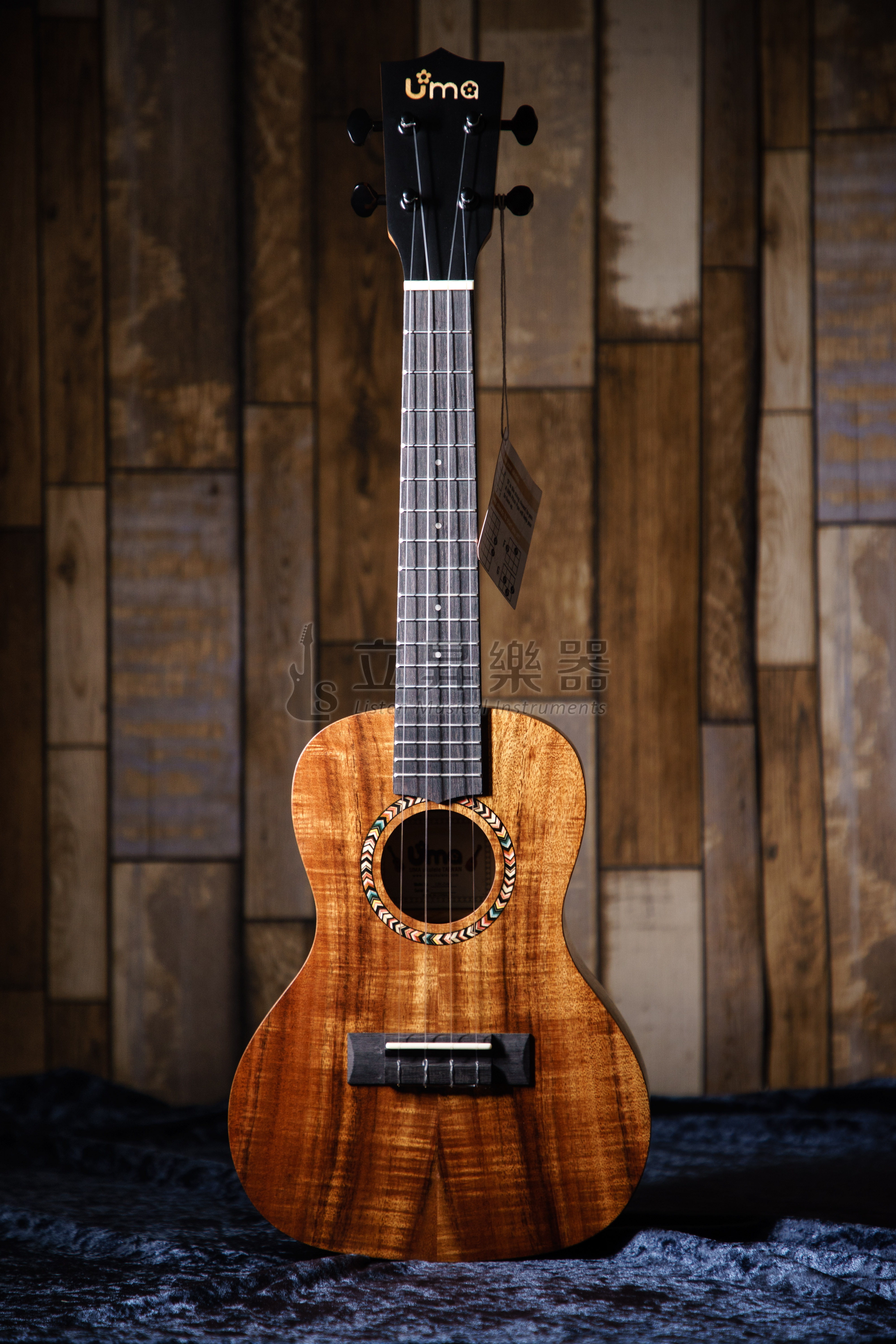 Uma UK-04C 23吋 烏克麗麗 相思木合板 附原廠黑色琴袋 UMA UKULELE