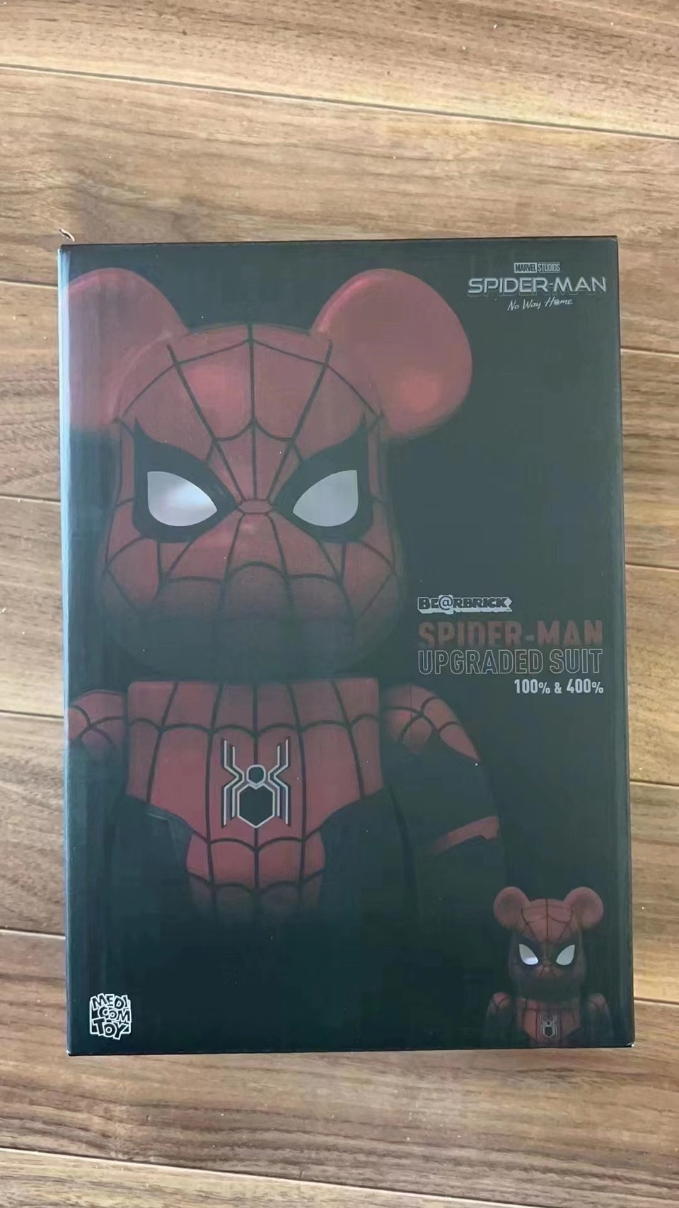 Be@rbrick SPIDERMAN UPGRADED SUIT 400% x 100%