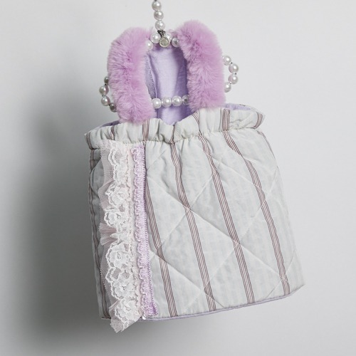 Louisdog 毛毛吊帶鋪棉背心裙