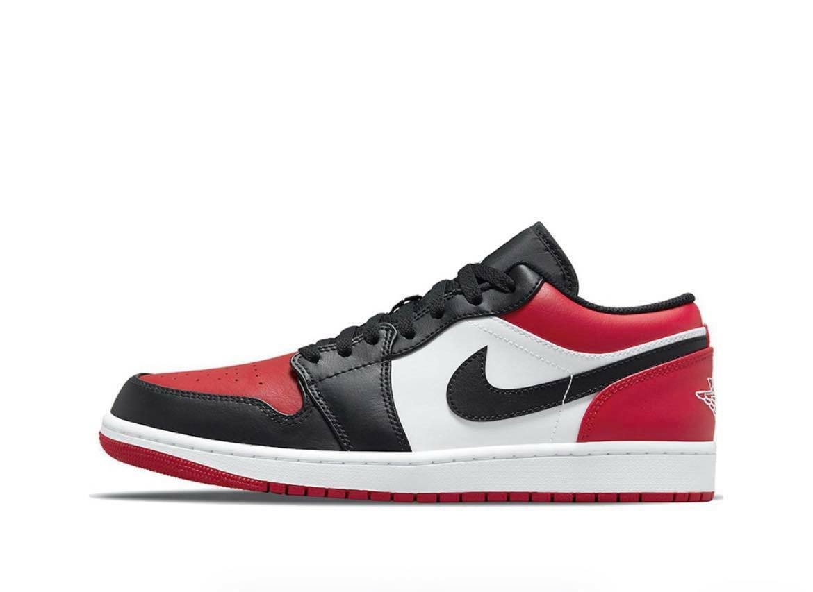 Air Jordan 1 Low Bred Toe 黑紅腳趾 553560-612 / 553558-612