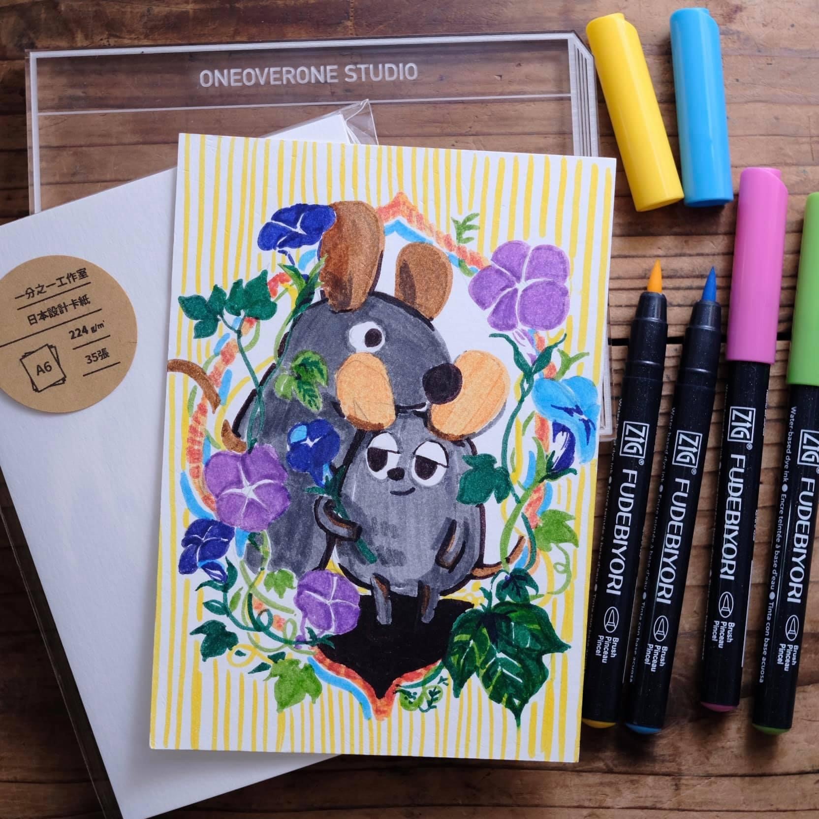 ZIG 筆日和 水彩軟筆刷  ( 和風色 單支賣場) / 日本 Kuretake 吳竹