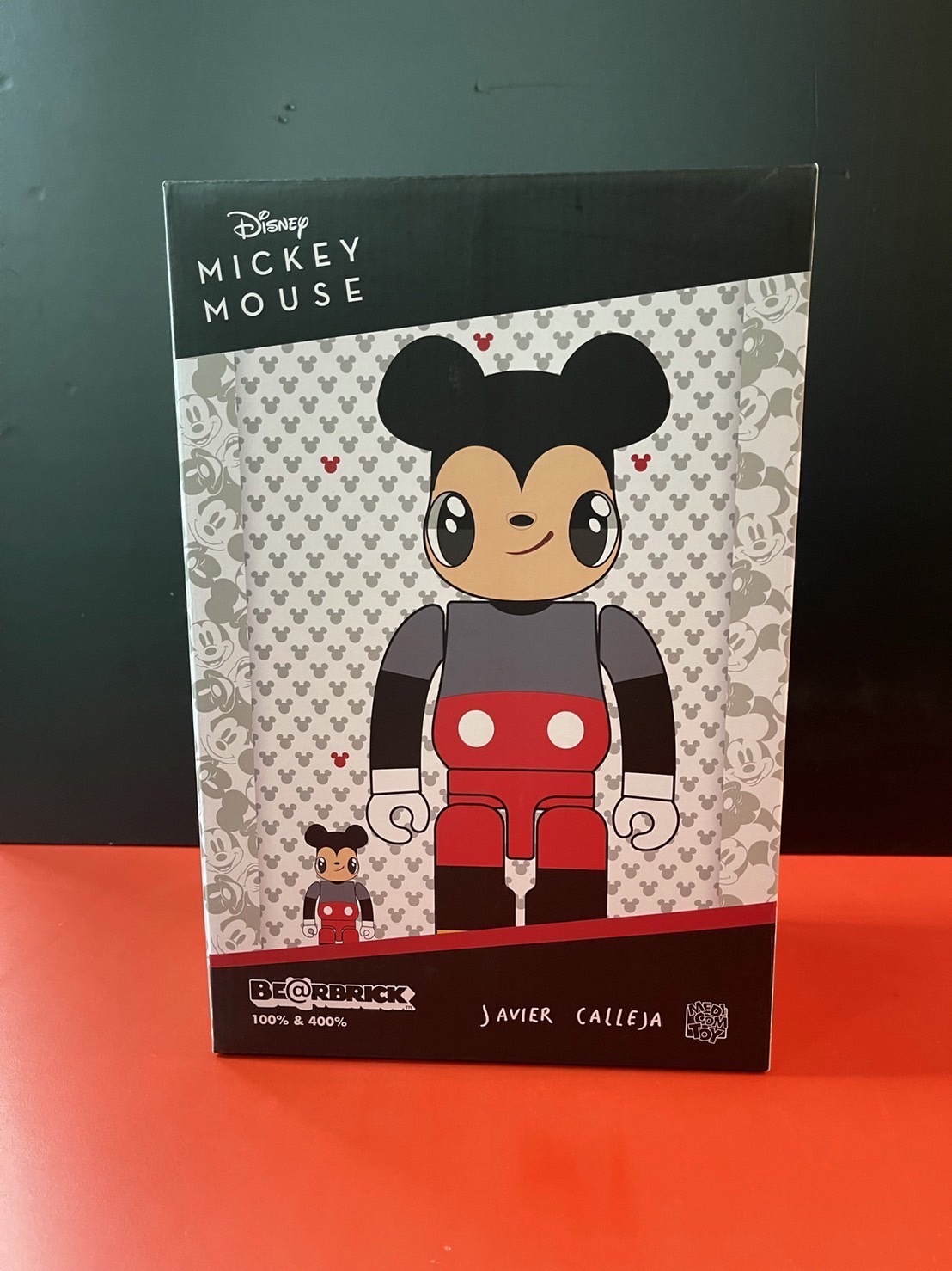 BEARBRICK Javier Calleja MICKEY MOUSE 100％ & 400％