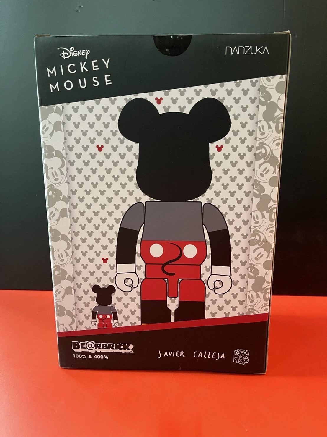 BEARBRICK Javier Calleja MICKEY MOUSE 100％ & 400％