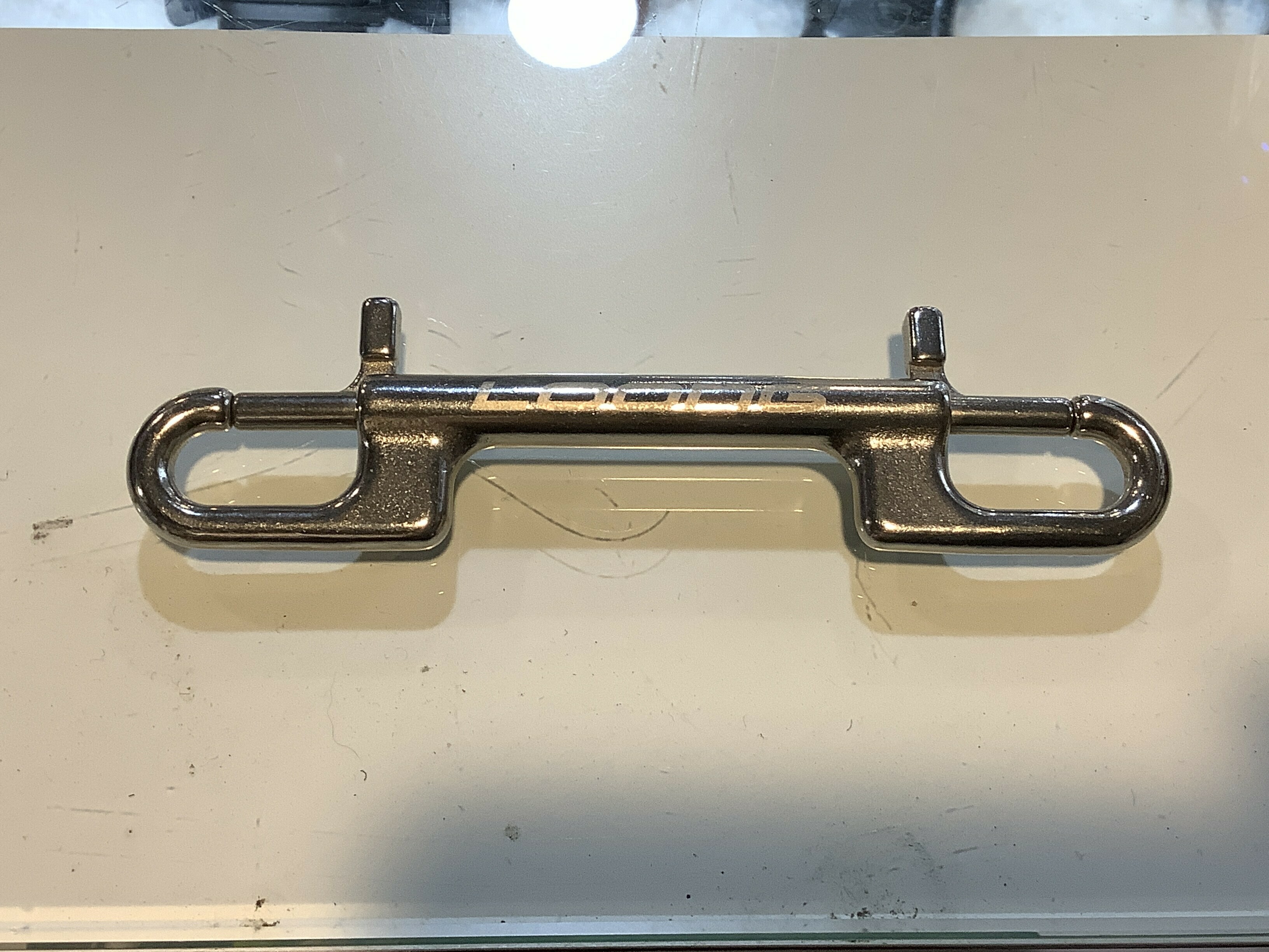 LONG-白鐵扁雙頭勾120mm