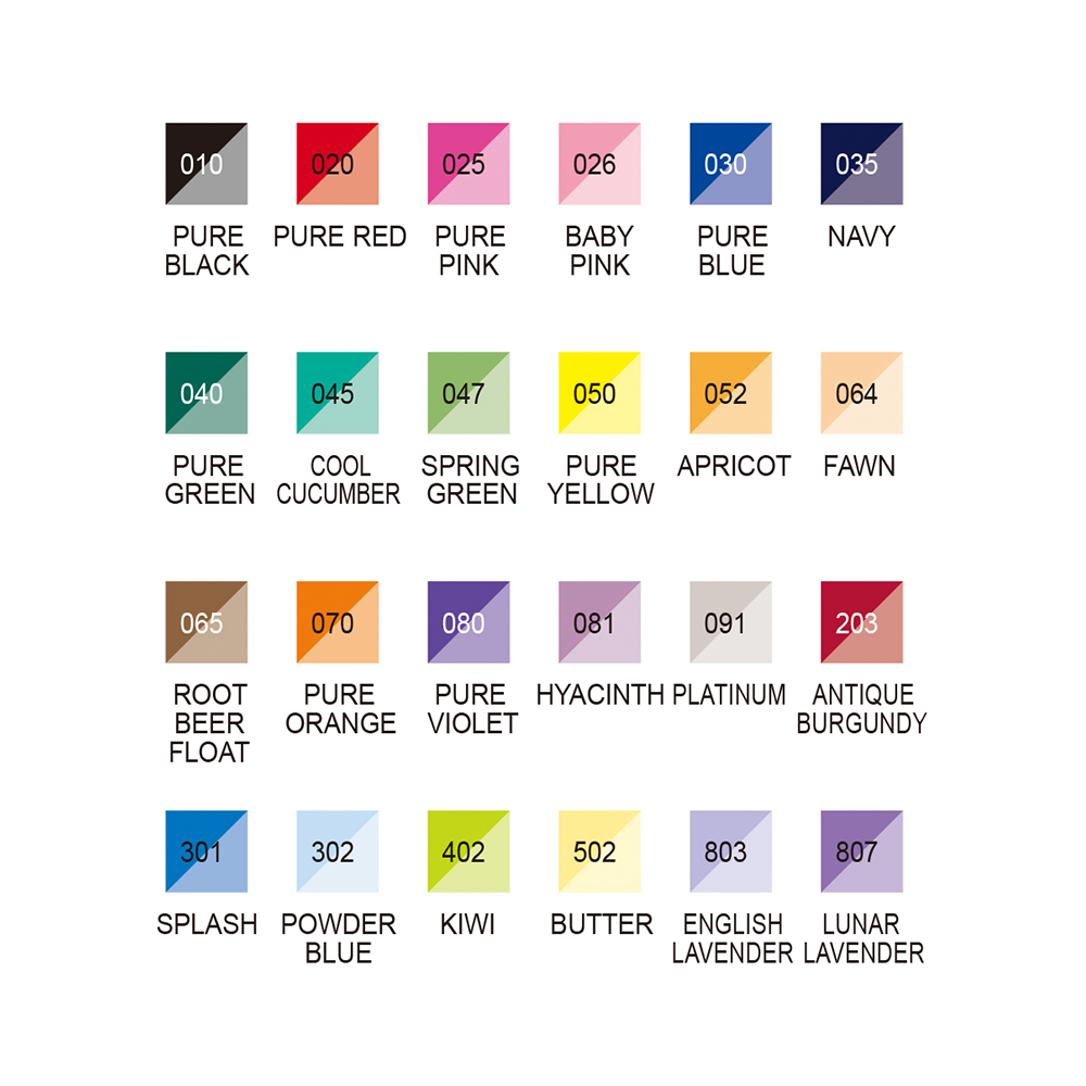 ZIG 雙色軟筆刷麥克筆 (單支賣場) - Kuretake 吳竹