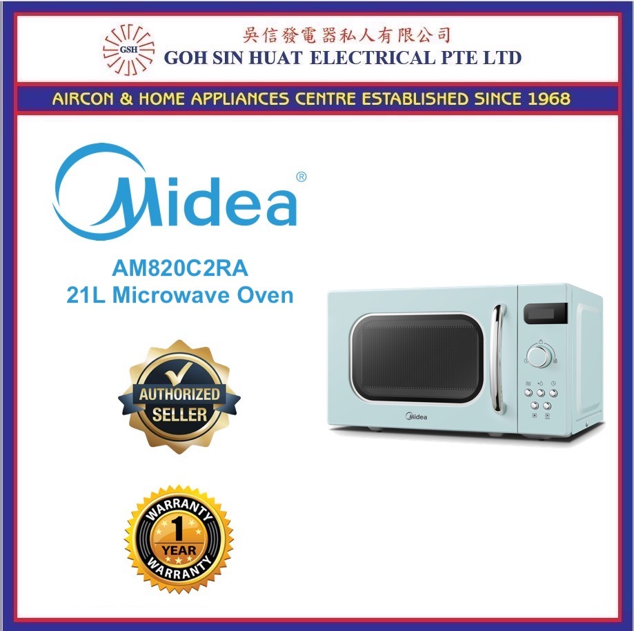 Midea AM820C2RA Microwave Oven 21L