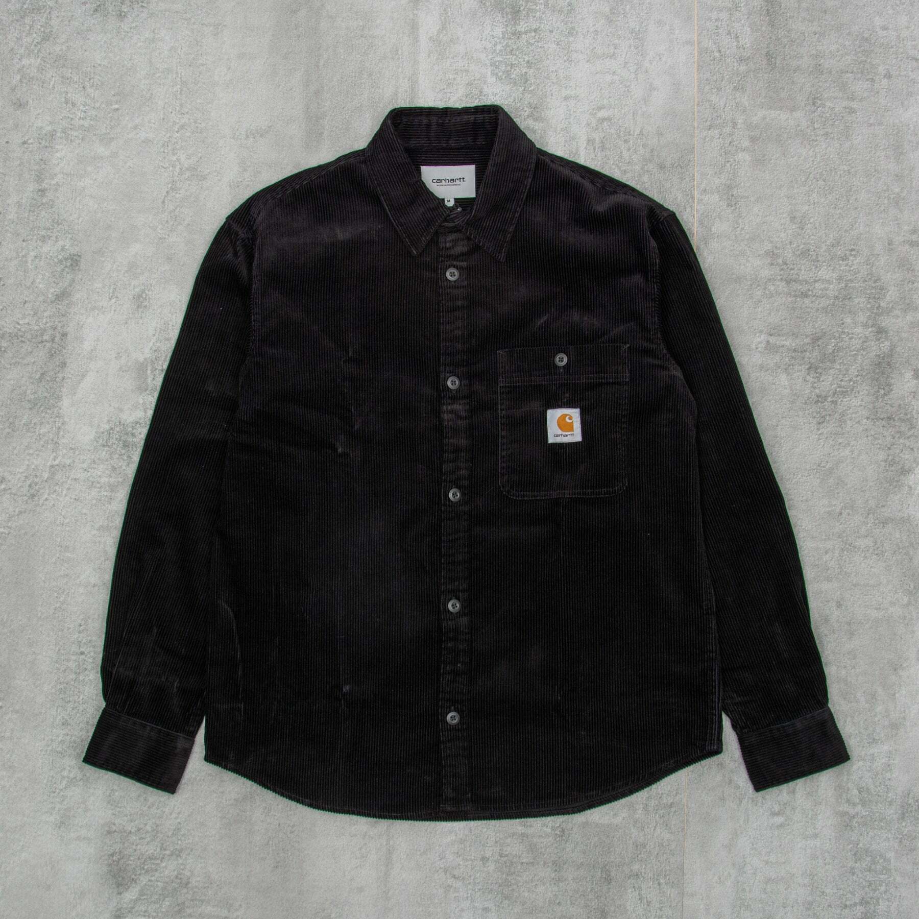 [現貨] CARHARTT WIP Flint Corduroy Shirt Black