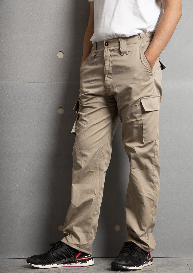 癸海 GUIHAI│工作褲│單立體側口袋│卡其【D806】