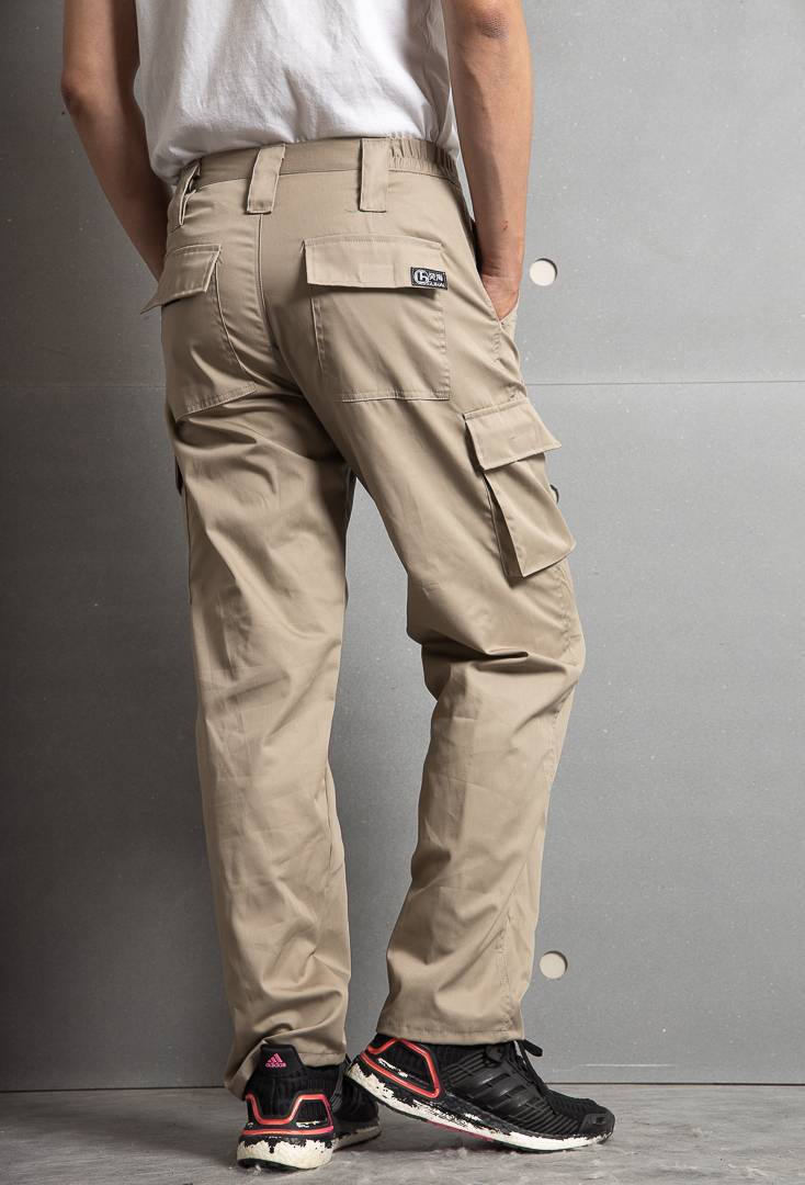 癸海 GUIHAI│工作褲│單立體側口袋│卡其【D806】