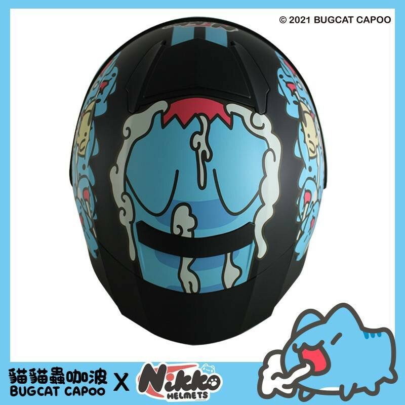 NIKKO N-806 咖波 消光黑 聯名款 全罩