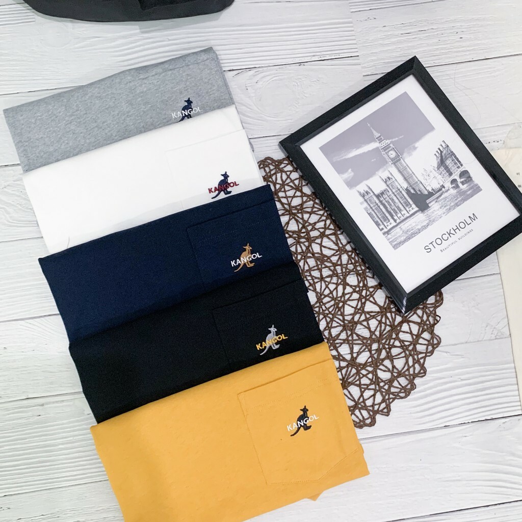 Kangol 短T 袋鼠  胸前刺繡 刺繡LOGO