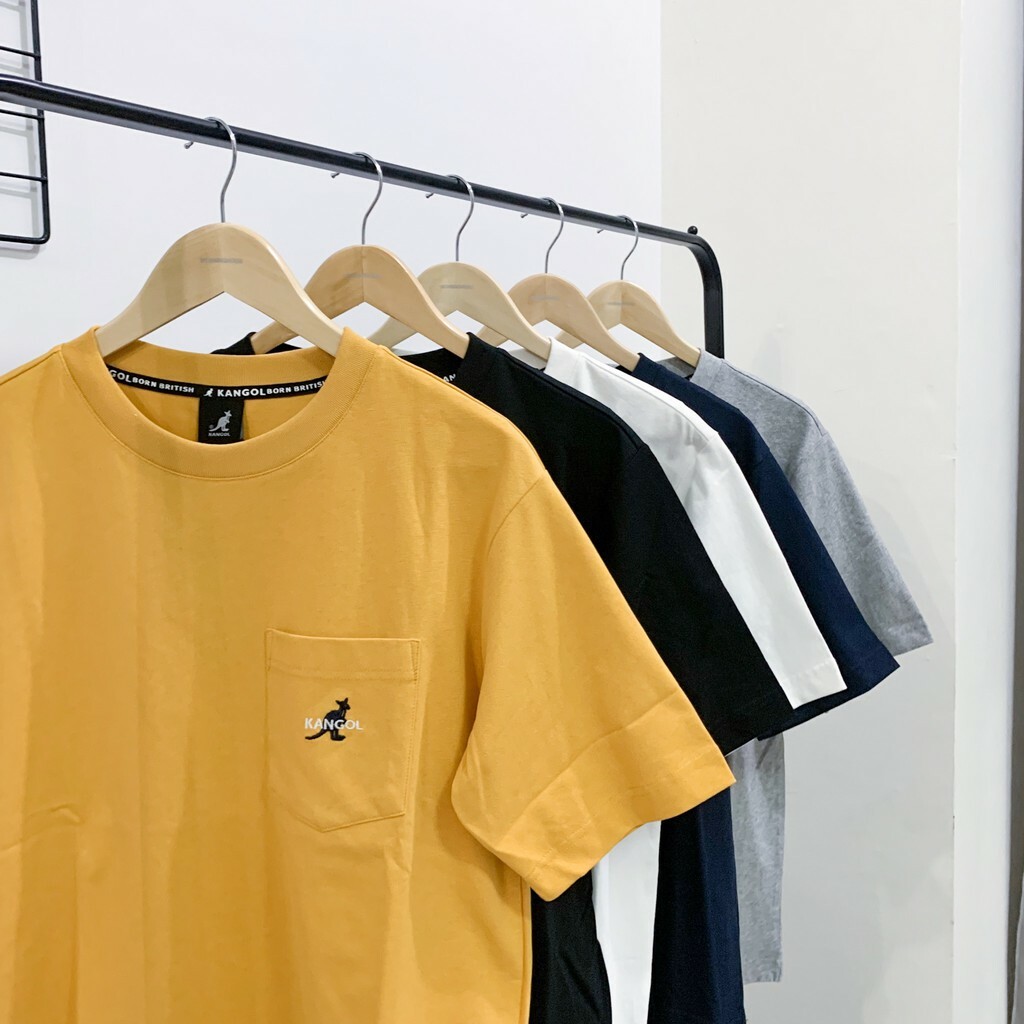 Kangol 短T 袋鼠  胸前刺繡 刺繡LOGO
