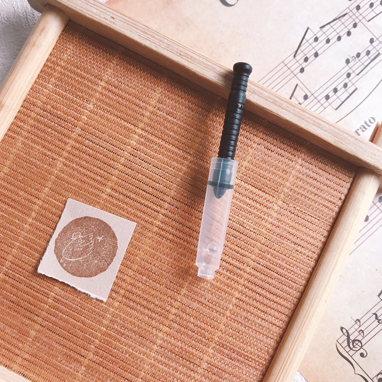 鋼筆相關｜歐規吸墨器—短鋼抽拉式吸墨器