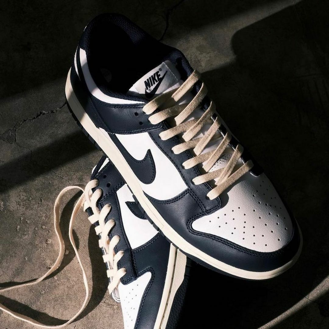 【APAIR】預購 Nike Dunk Low "Navy Vintage" 海軍藍白 做舊 女款 DD1503-115