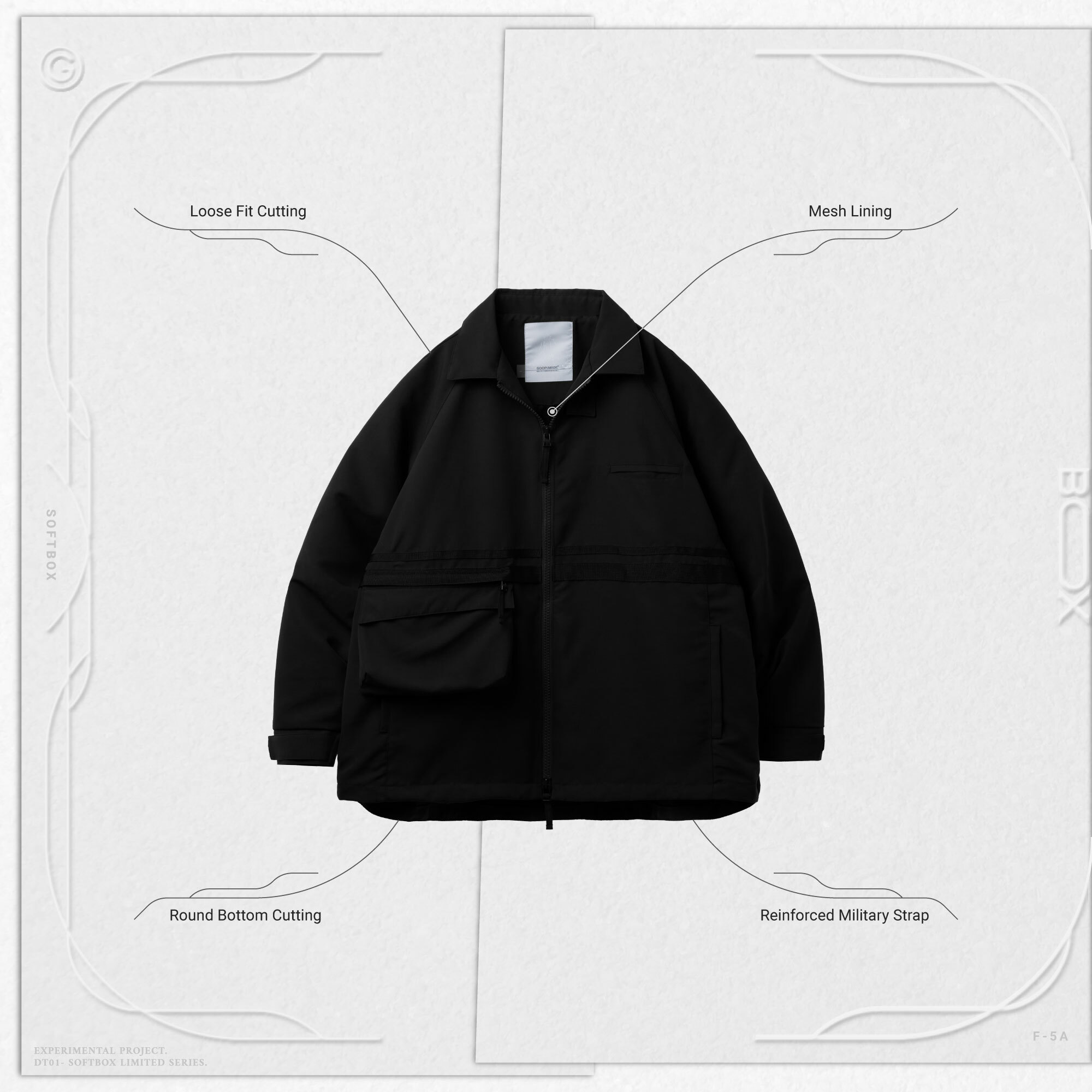 F-5A “Compatible System” Field Jacket - Black
