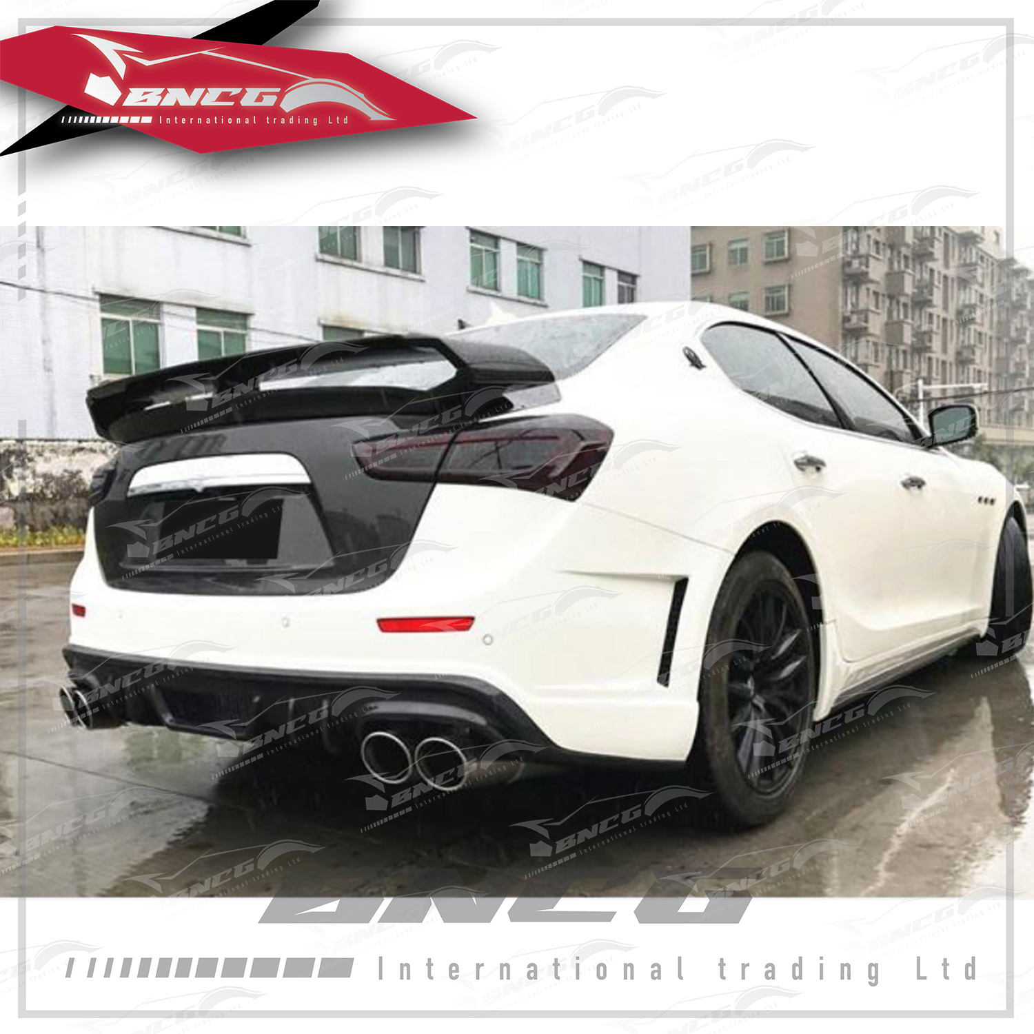 瑪莎拉蒂 Maserati 14-19年式 Ghibli 改裝 卡夢 碳纖維 外觀件 空力套件 後車箱 後備箱