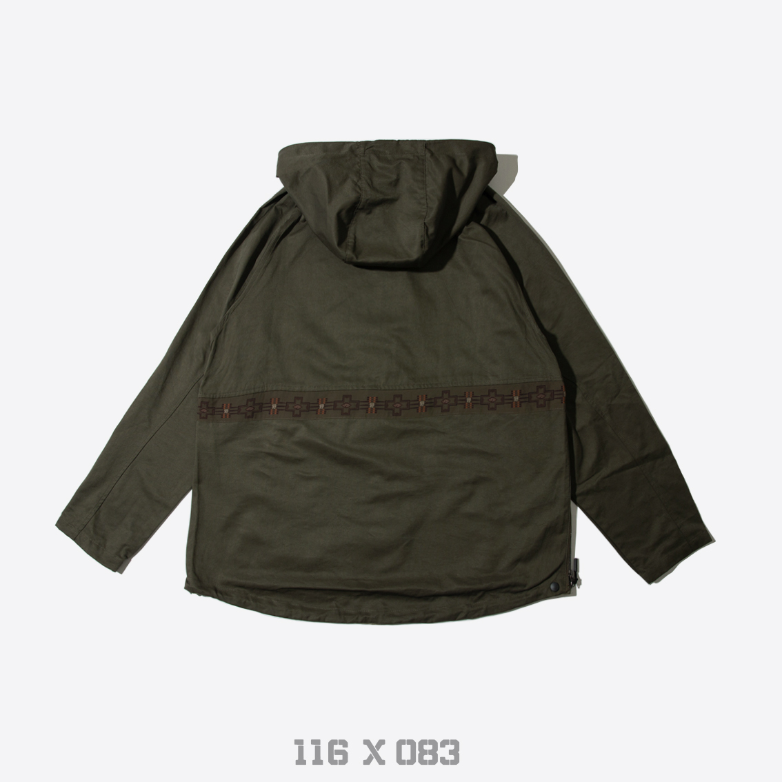 MJ Fresh x KID ® 半拉鍊風衣 綠