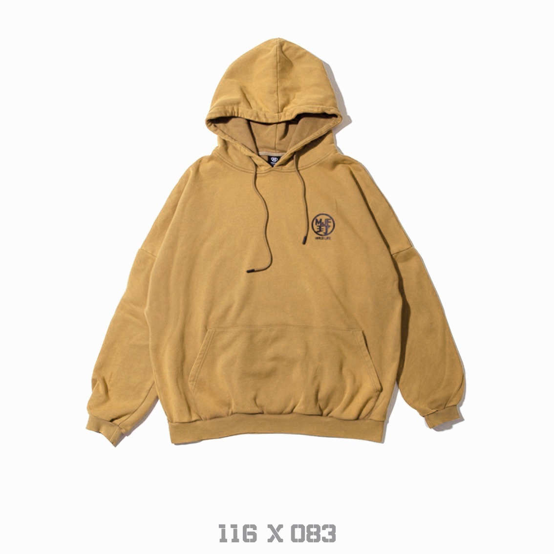 MJ Fresh x KID ® 聯名帽T 卡其