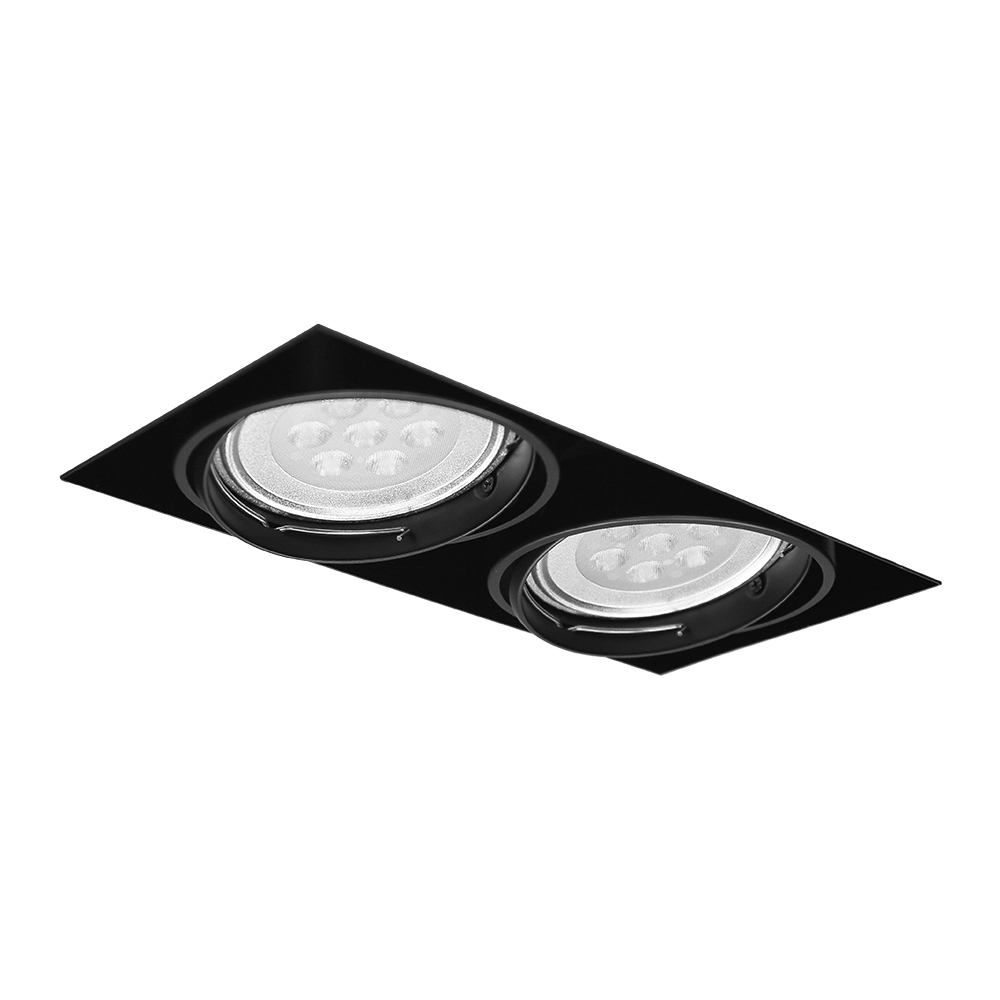 AR111 無邊框 盒燈 9W 高亮度 (雙燈)