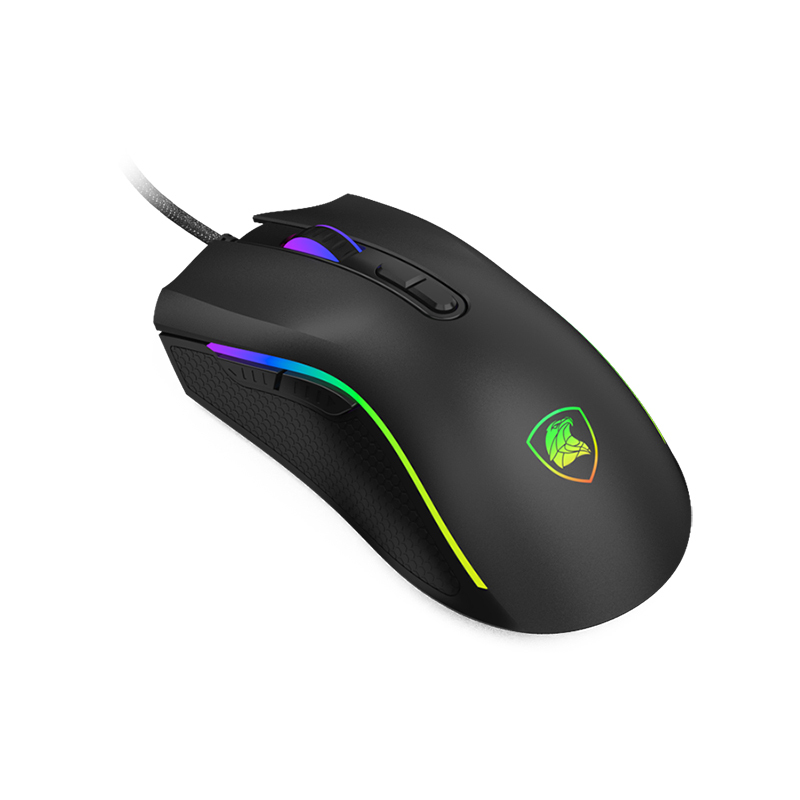 DGM761 Glede七鍵全彩RGB電競滑鼠