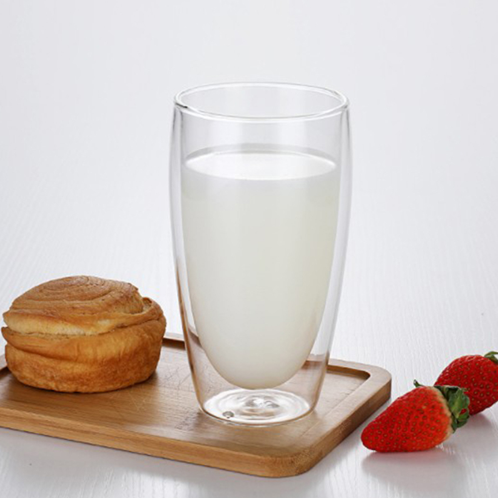 輕美學雙層隔熱玻璃水杯 450ml