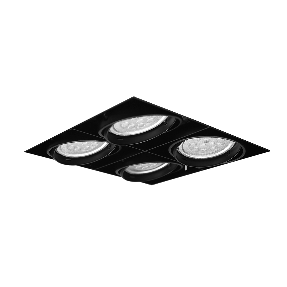 AR111 無邊框 盒燈(四燈) 15W