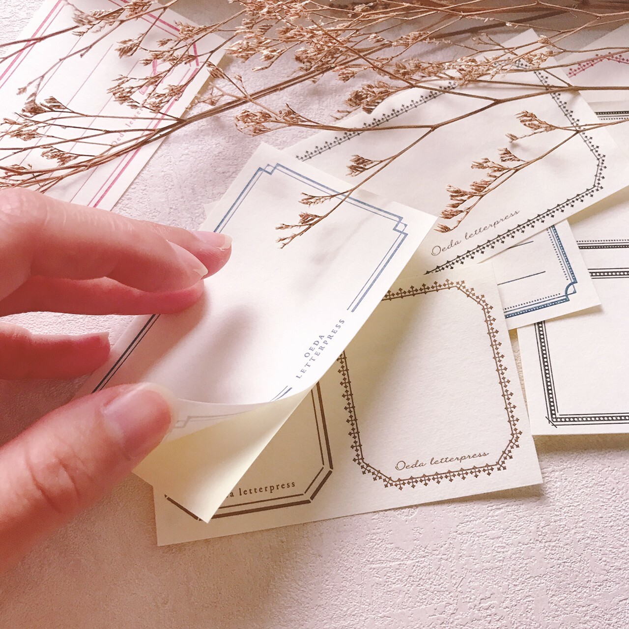 OEDA｜LETTERPRESS 大枝活版室 凸版印刷標籤貼紙 分裝包 隨機不挑款