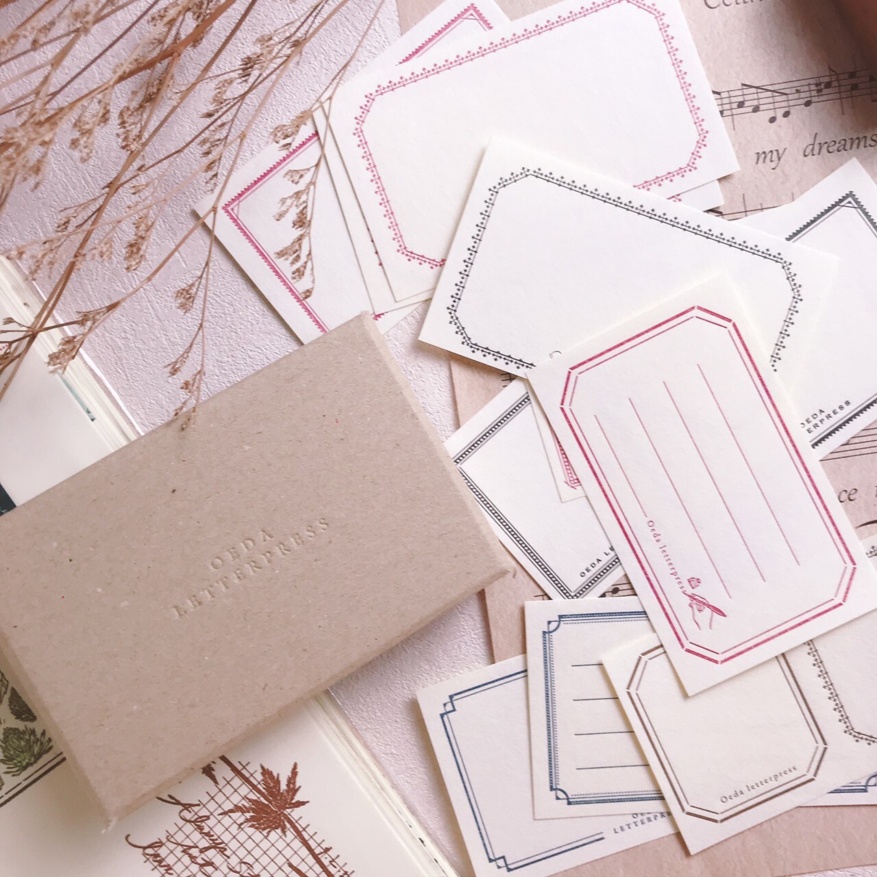 OEDA｜LETTERPRESS 大枝活版室 凸版印刷標籤貼紙 分裝包 隨機不挑款