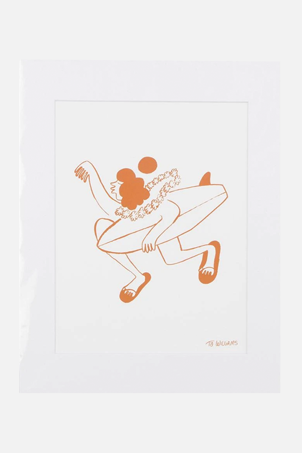 BANKS X TY WILLIAMS - Le Surf 海報 (11 X 14")