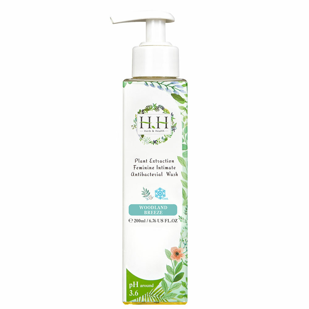 【Single】HH Plant Extraction Feminine Intimate Antibacterial Wash(200ml)